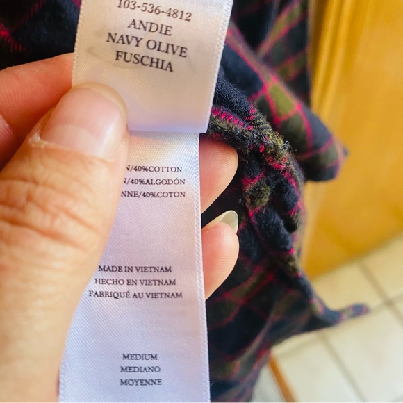 RAILS Andi Plaid Button Down Shirt Medium - Picture 11 of 11